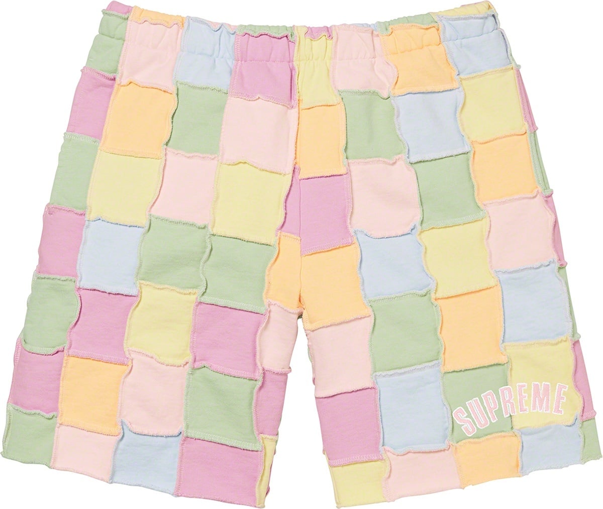 Reverse Patchwork Sweatshort view 4